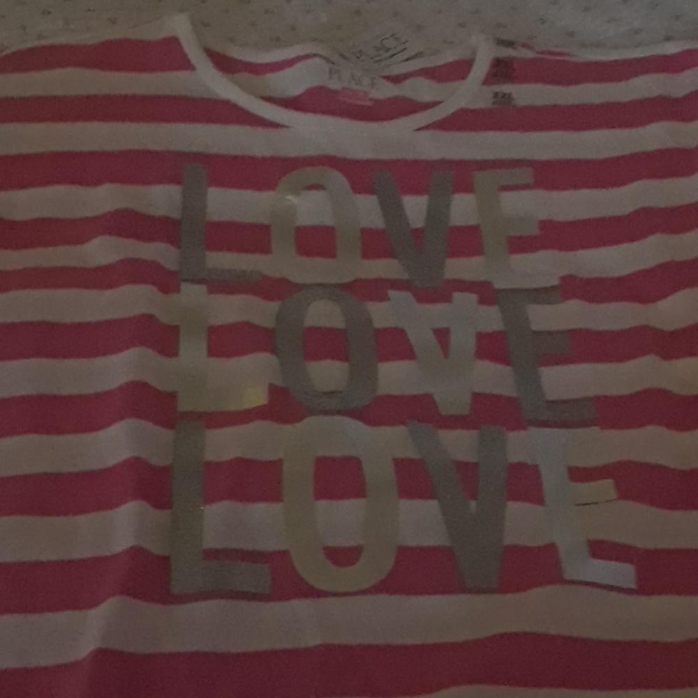 Striped pink shirt